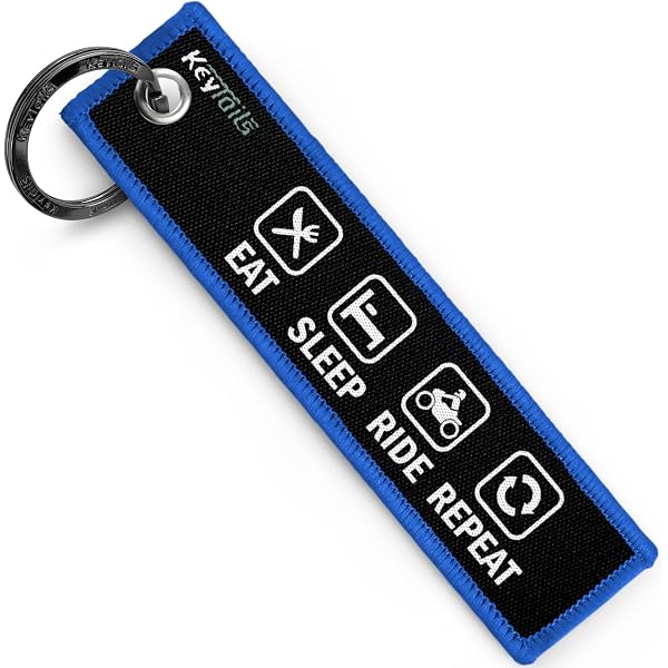 6 Inches Motorcycle Key Chain Key Ring Tag Label Compatible With
